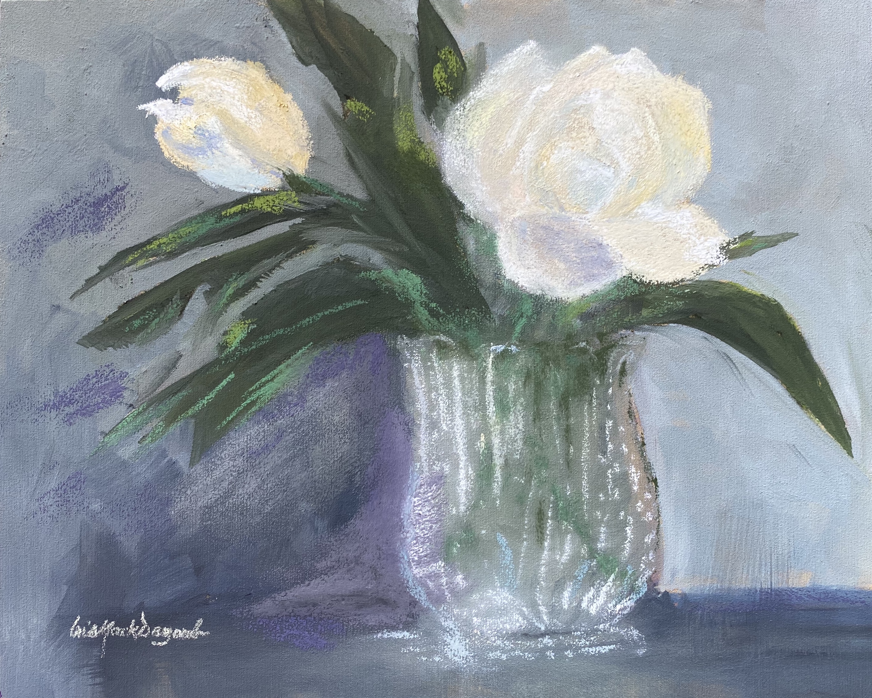 Magnolias in Mother’s Vase